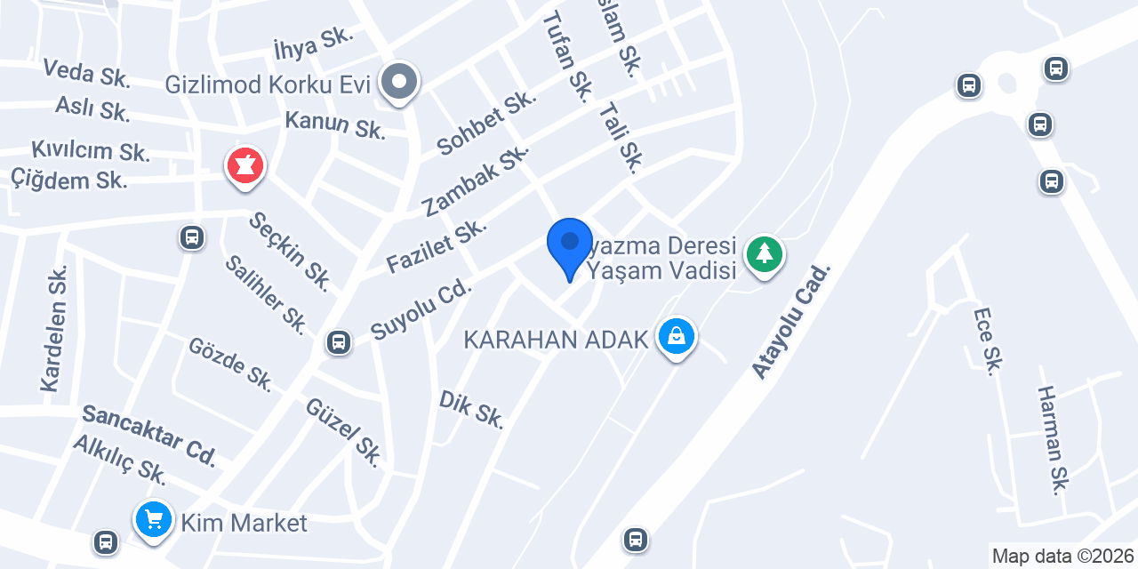 Sancaktepe Tesisatçı konumu