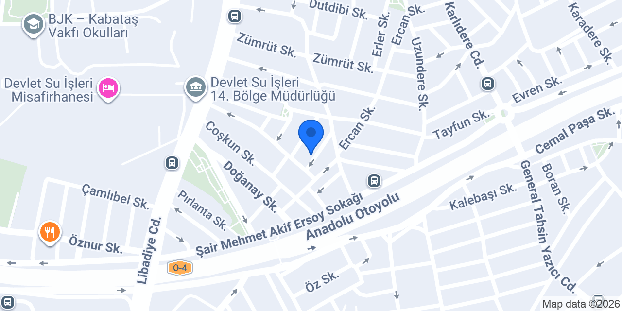 Ercan Koltuk konumu
