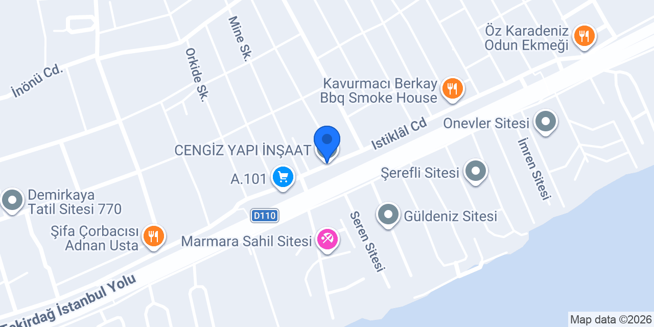 CENGİZ YAPI İNŞAAT konumu