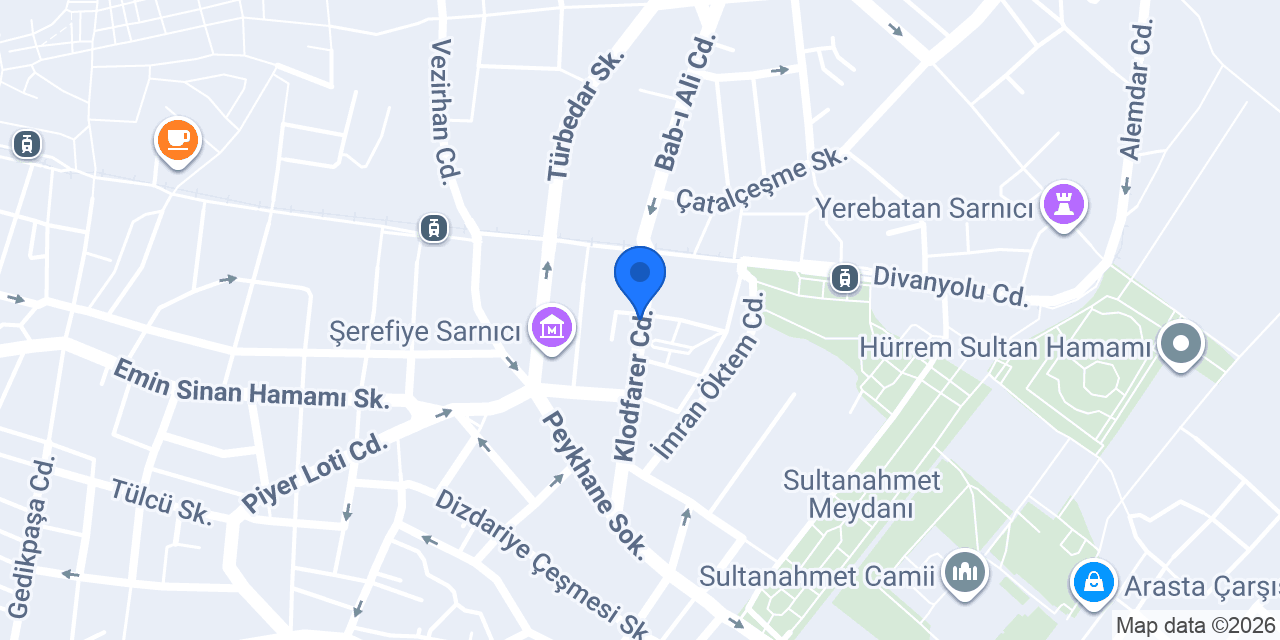 Hürrem Sultan Lounge konumu