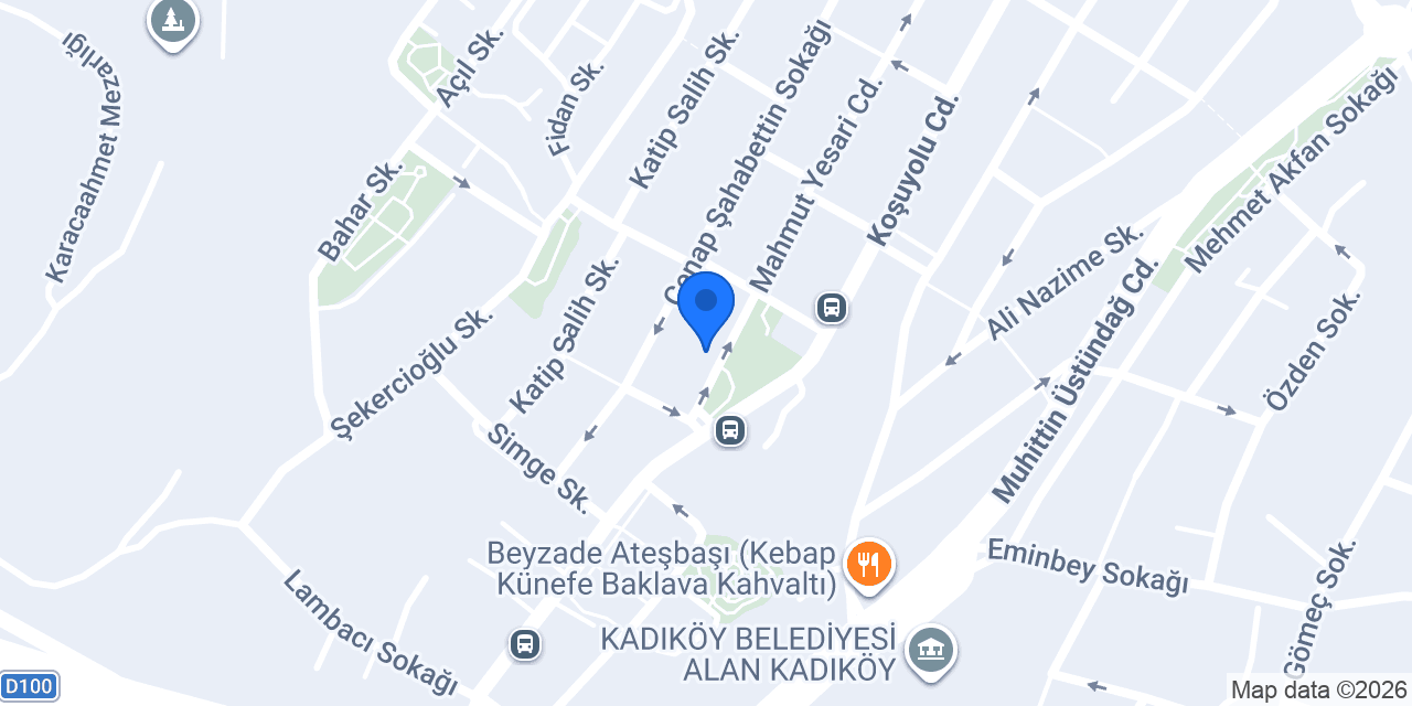 Engelli Taksi konumu