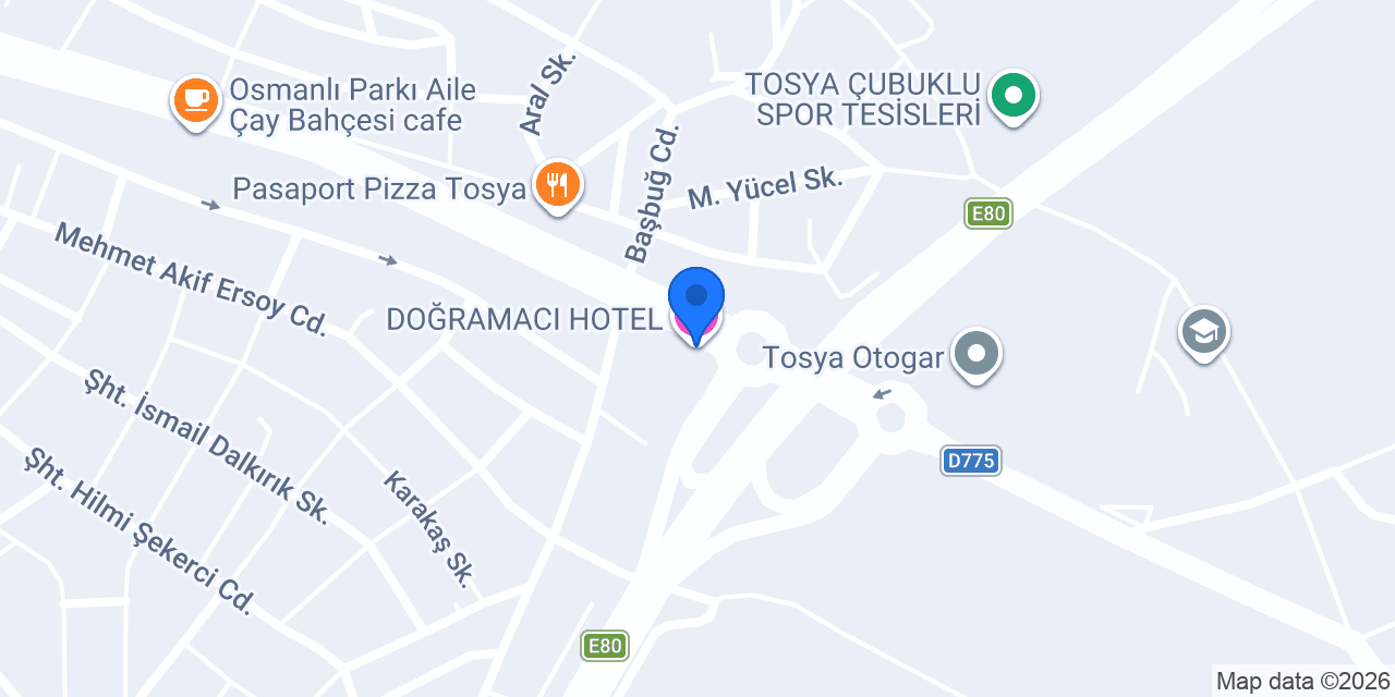 DOĞRAMACI HOTEL konumu