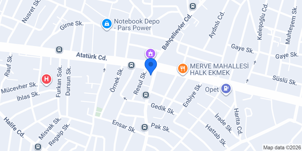 AS Hukuk Bürosu konumu