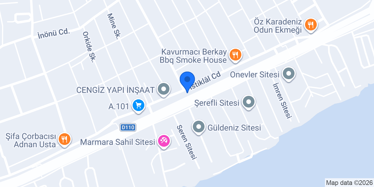 ZEYNEP EMLAK ÇORLU YENİCE konumu