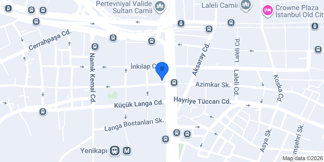Aksaray Polis Merkezi Amirliği konumu