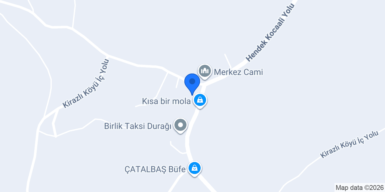 Kocaali Kirazlı Ortaokulu konumu
