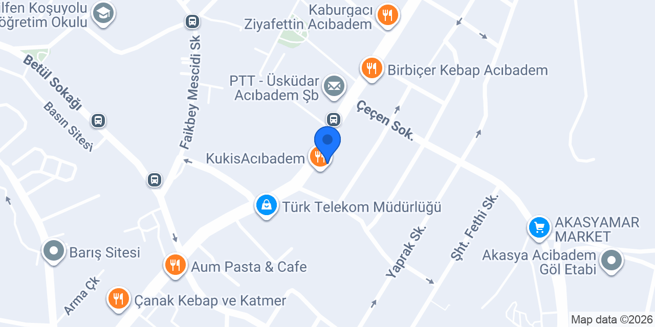 ING - Acıbadem Şubesi konumu