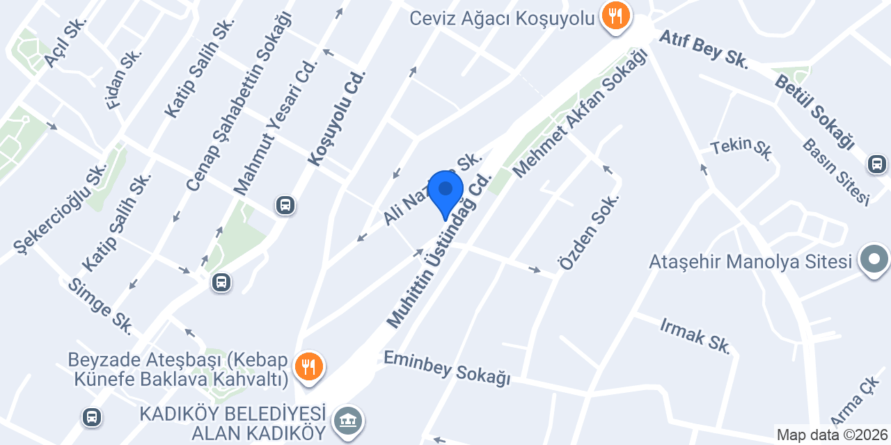 Gönye Proje Tasarım konumu