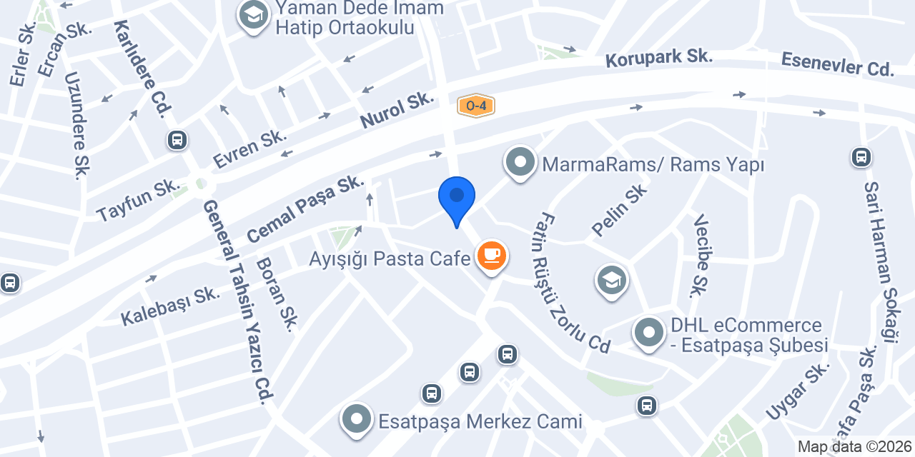 YD DIŞ TİCARET DEPO konumu