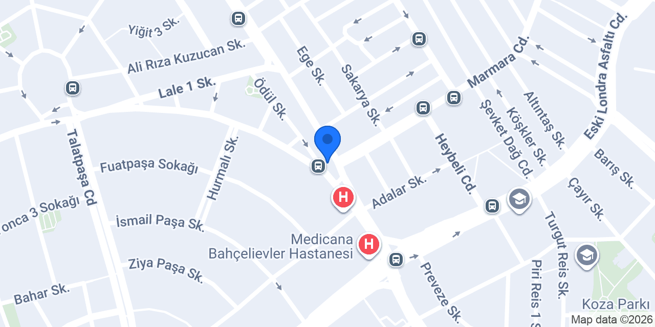 Seyidoğlu Haznedar Şubesi konumu