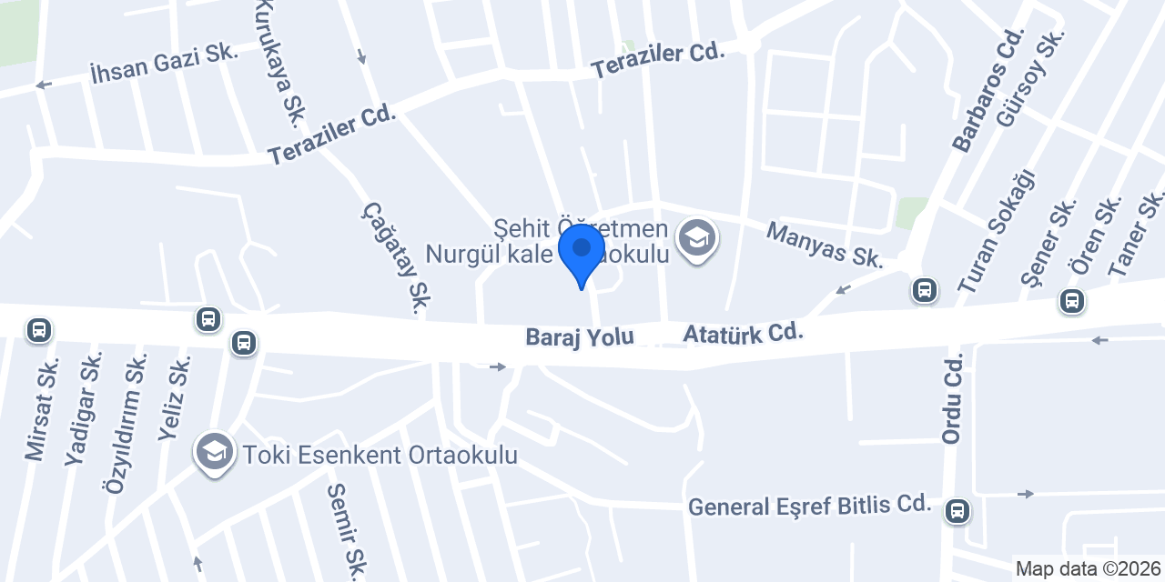 Esenşehir Bil Koleji konumu