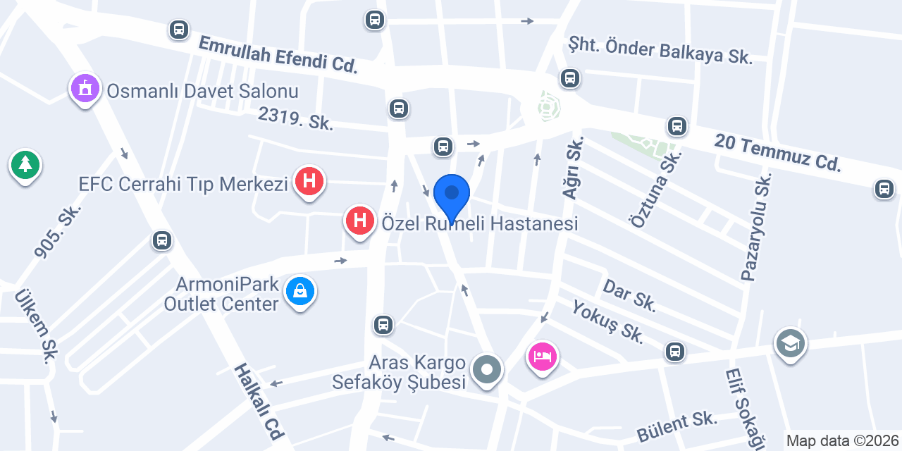 Usta Karadeniz Pide ve Pizza Sefaköy konumu