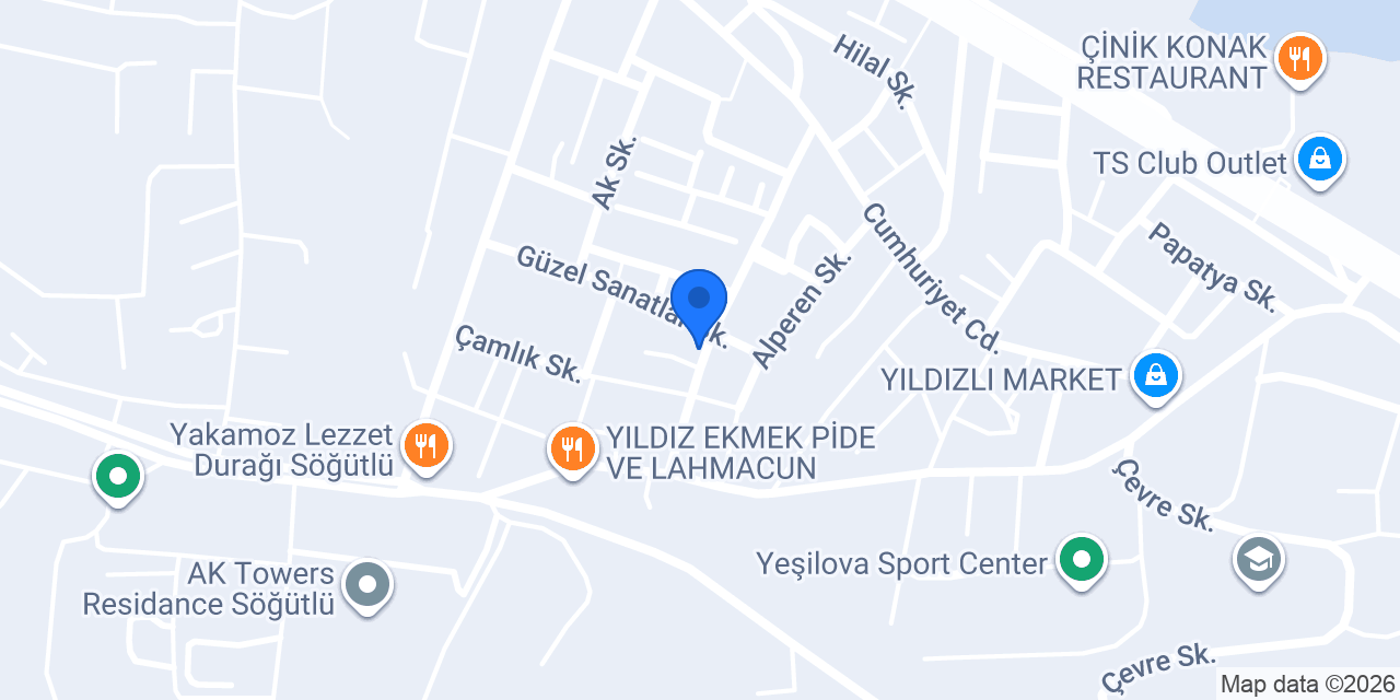 Ak Halı Yıkama konumu