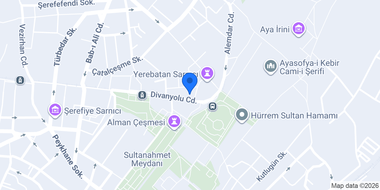 Meşhur Sultanahmet Köftecisi konumu