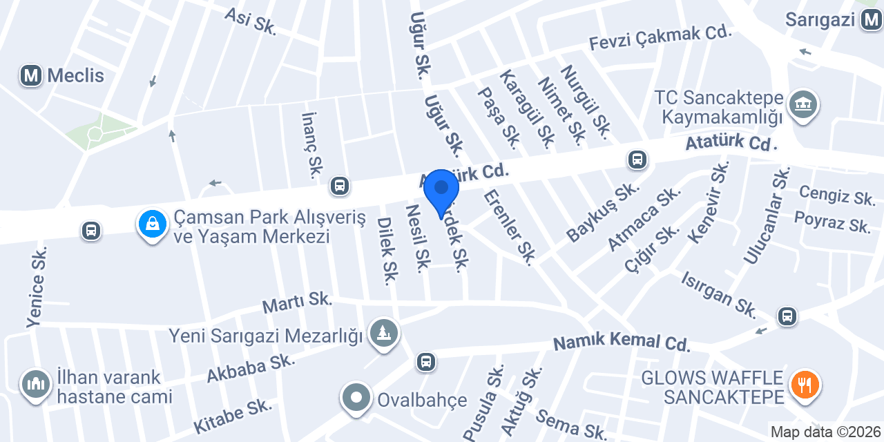 STÜDYO 8 konumu