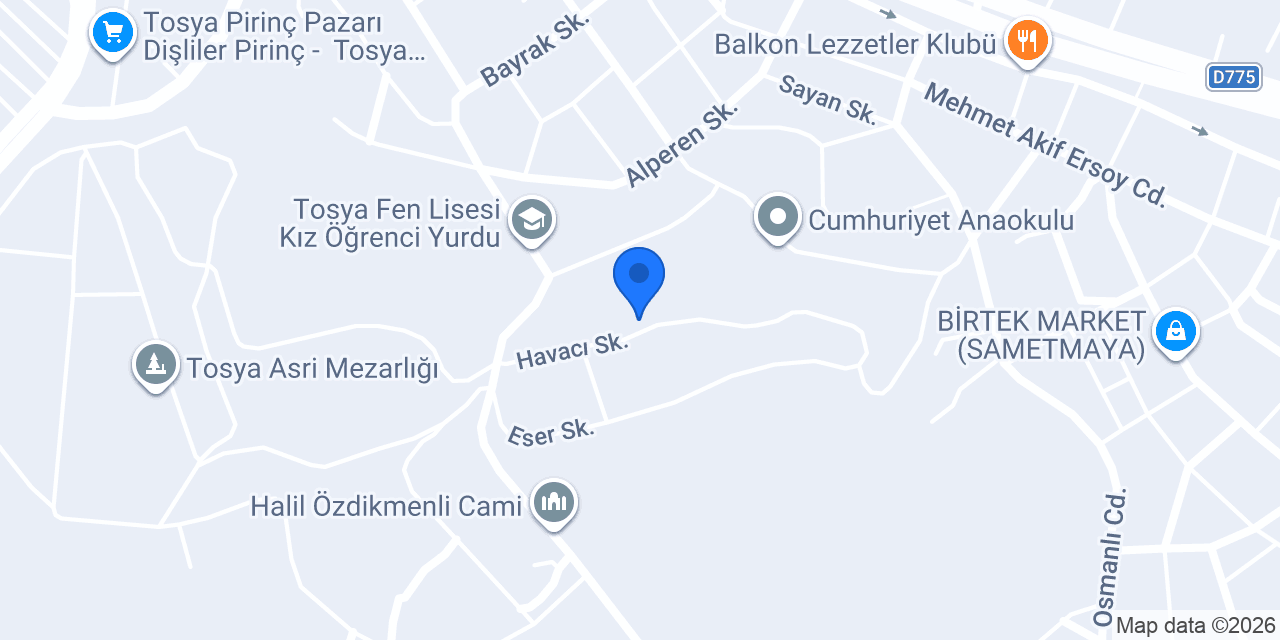 Muammer Boyner Kız Öğrenci Yurdu konumu