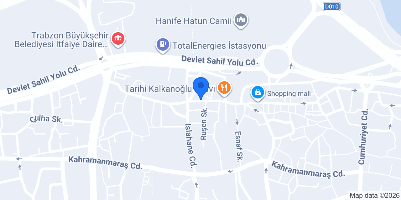 Marshall - Okur Ticaret konumu