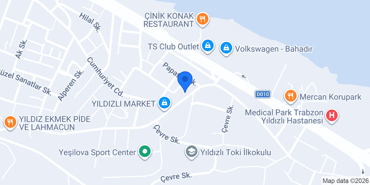 Üçüncüler Sıhhı Tessisat konumu