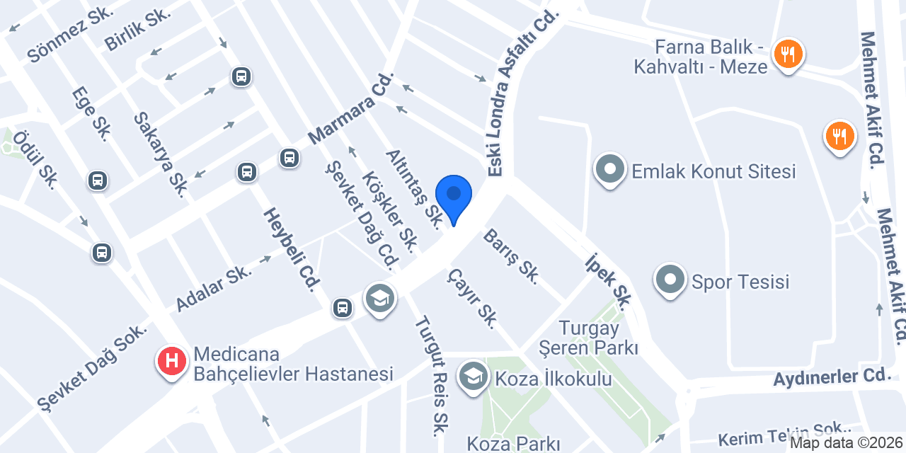 AKOĞLU MOTORS konumu