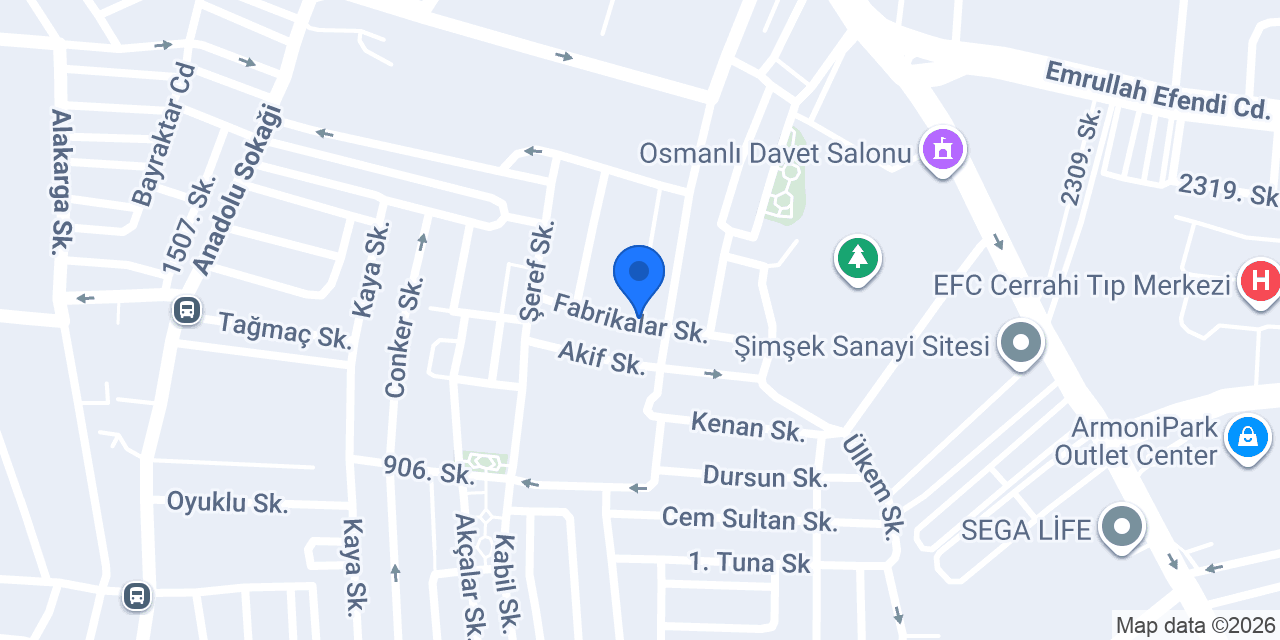 Florya Kız Yurdu konumu