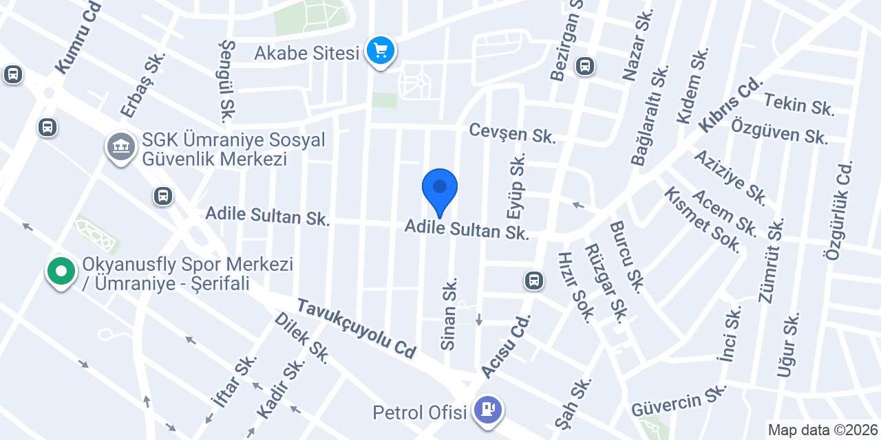 ANSU ALTYAPI MÜHENDİSLİK A.Ş. konumu