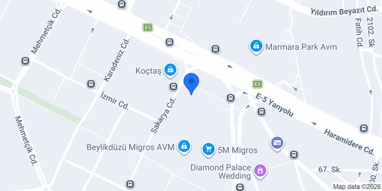 Coffy Beylikdüzü konumu