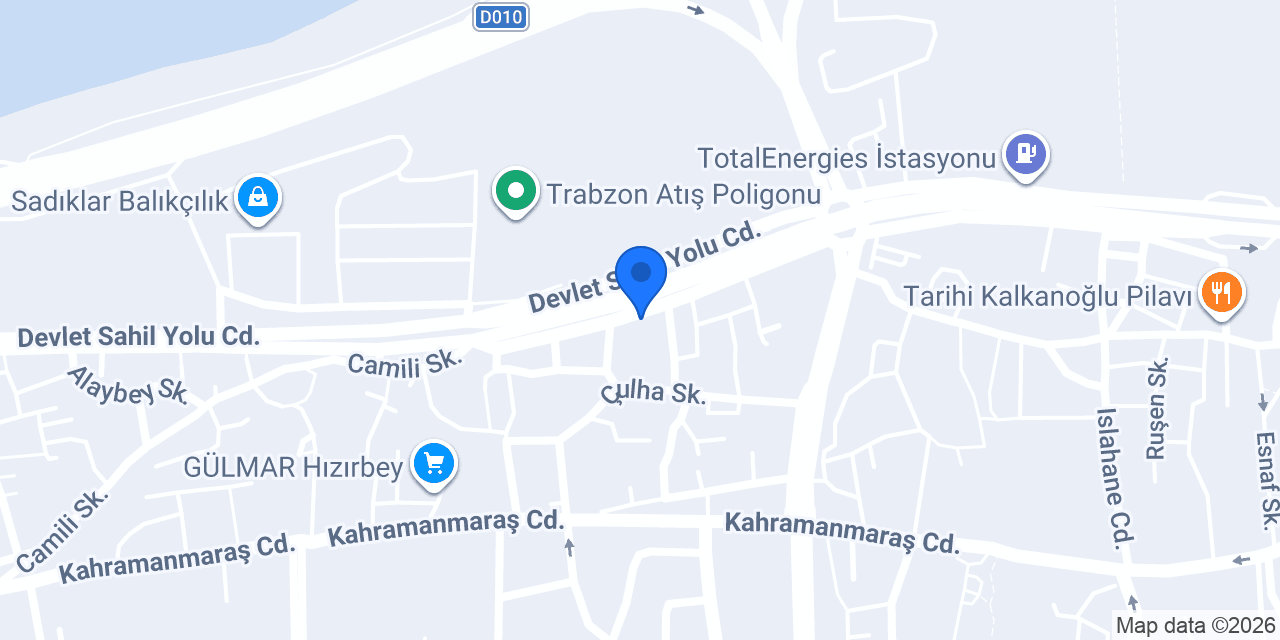 UMUTRAF TRABZON konumu