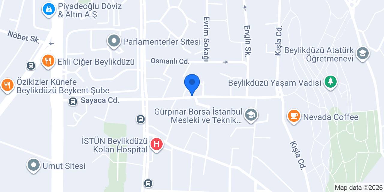 yıldız Doğalgaz ve su tesisatı konumu