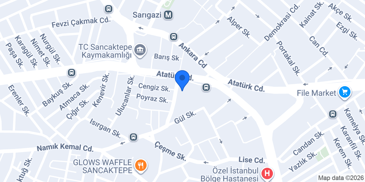 Ays Pilates Studio konumu