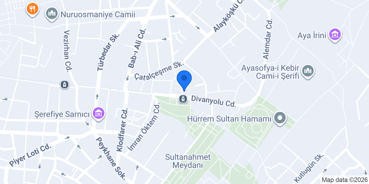Otantik Store & Catstanbul konumu