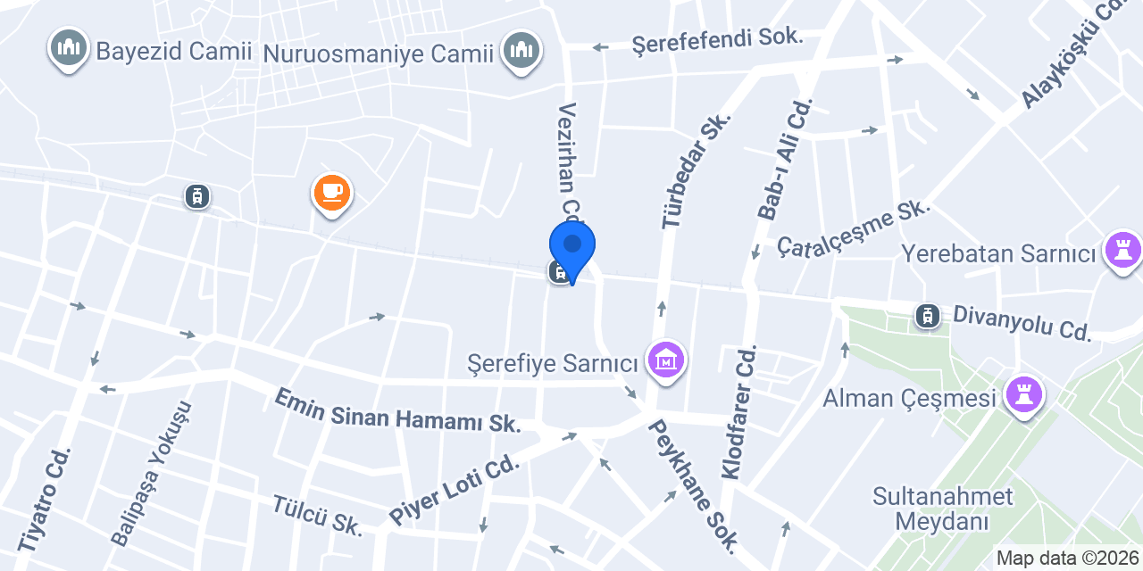 MADO Çemberlitaş konumu