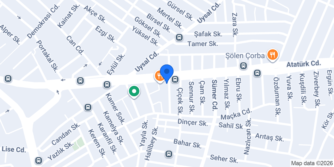 Akın Erkek Kuaförü konumu