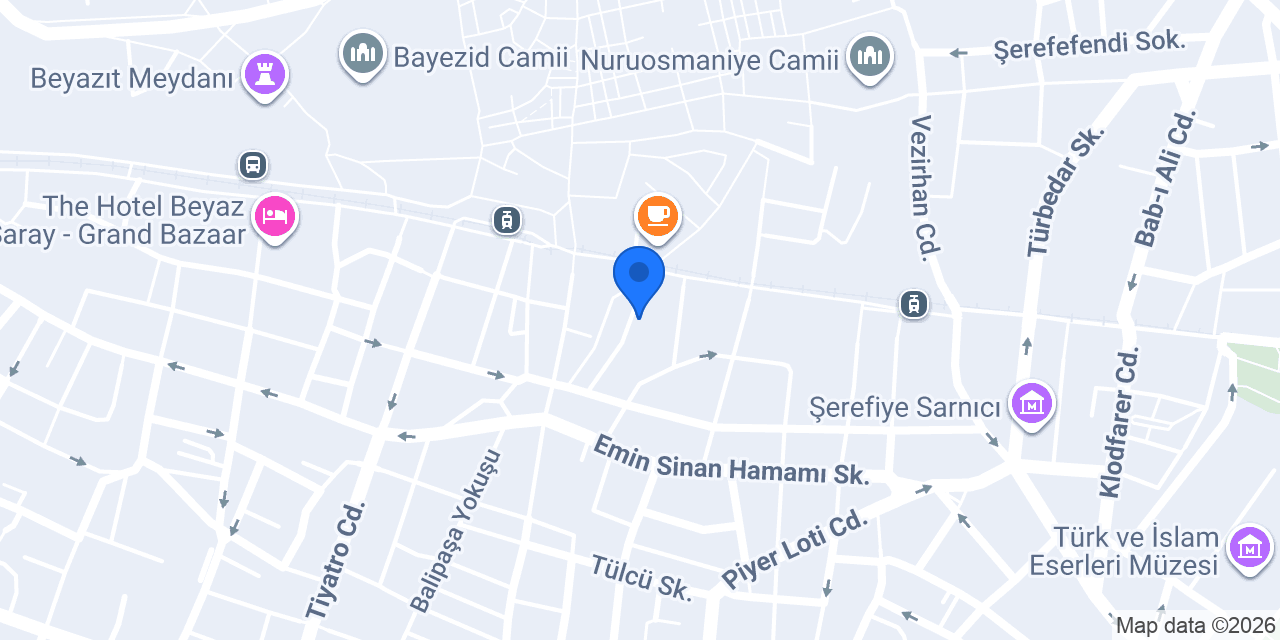 Halkbank Beyazıt Şubesi konumu