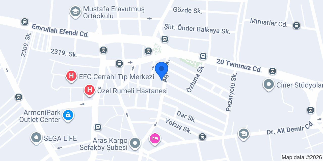 SİRİUS DIŞ TİCARET konumu