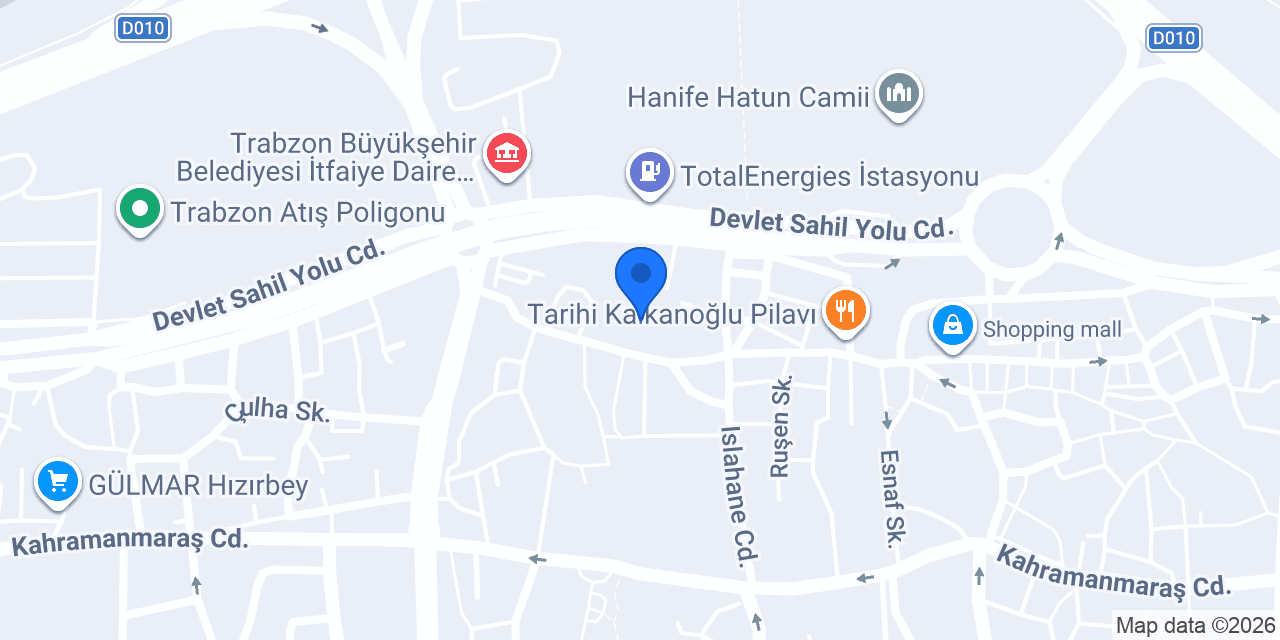Tarihi 8 Direkli Hamam konumu