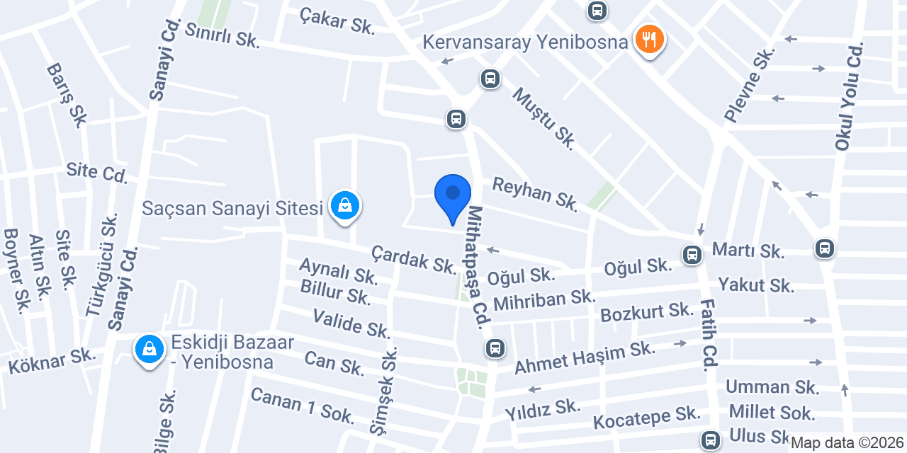 BE TEXTİL konumu