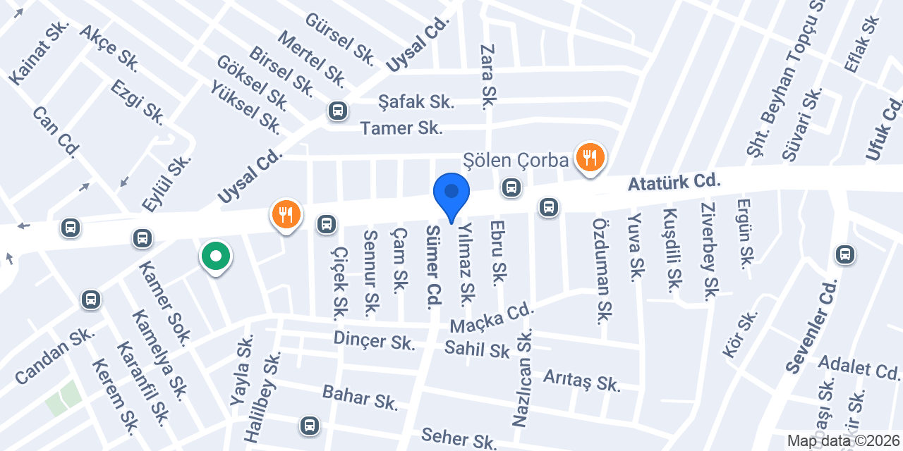 Atışlar Yapı Malzemeleri konumu