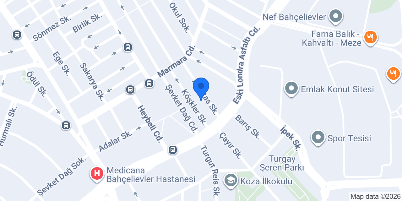 Kandemir Elektrik konumu