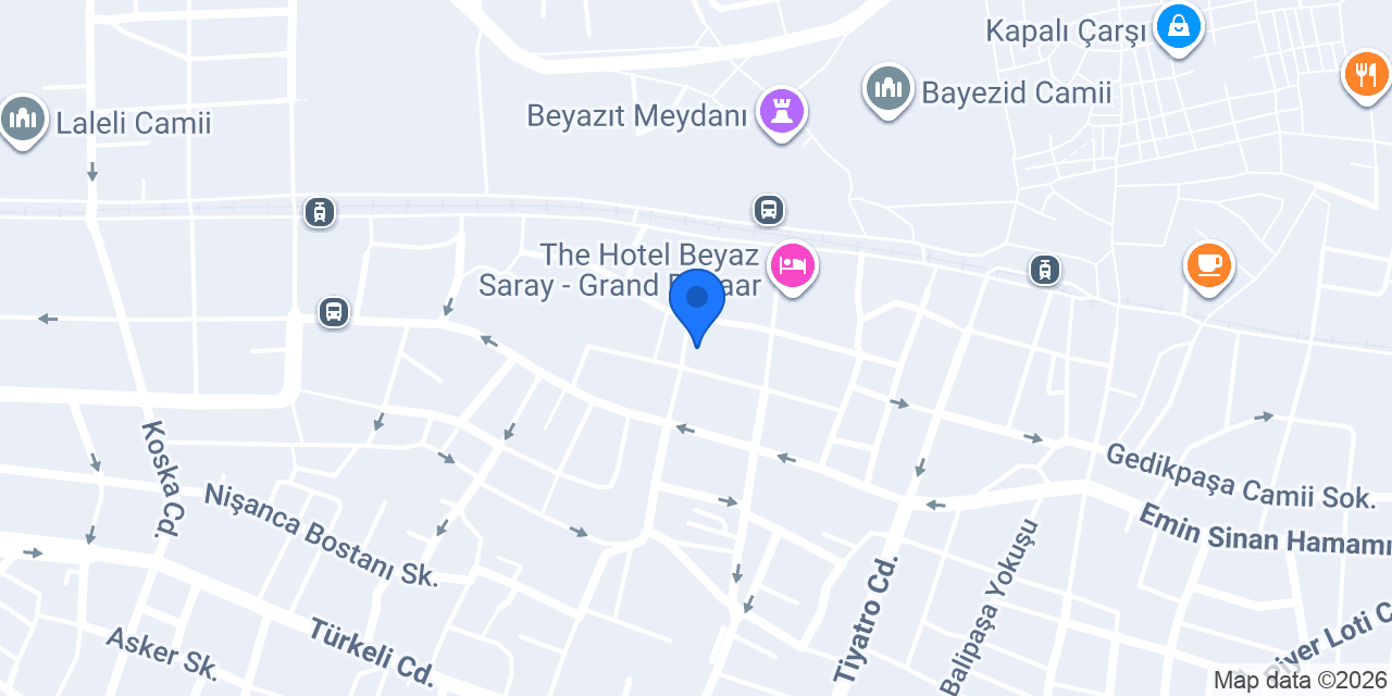Viore Hotel İstanbul konumu