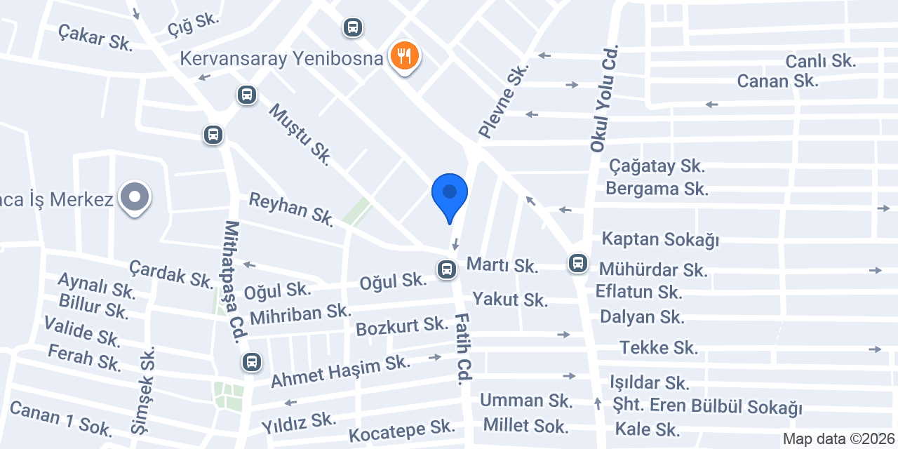 Palmiye Davetiye konumu