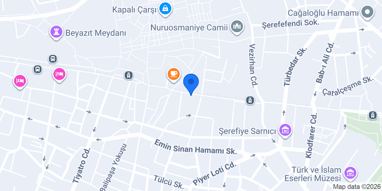 TEB Beyazıt Şubesi konumu