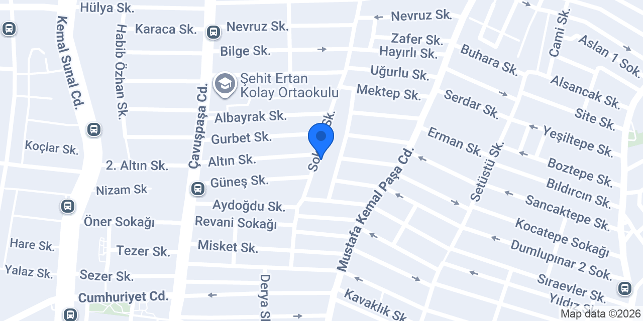 Dadaş terzi konumu