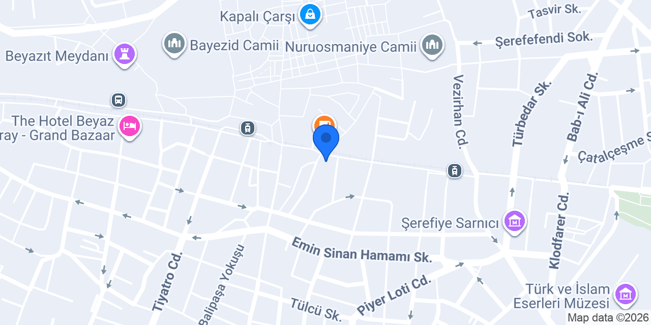 QNB Beyazıt Şubesi konumu