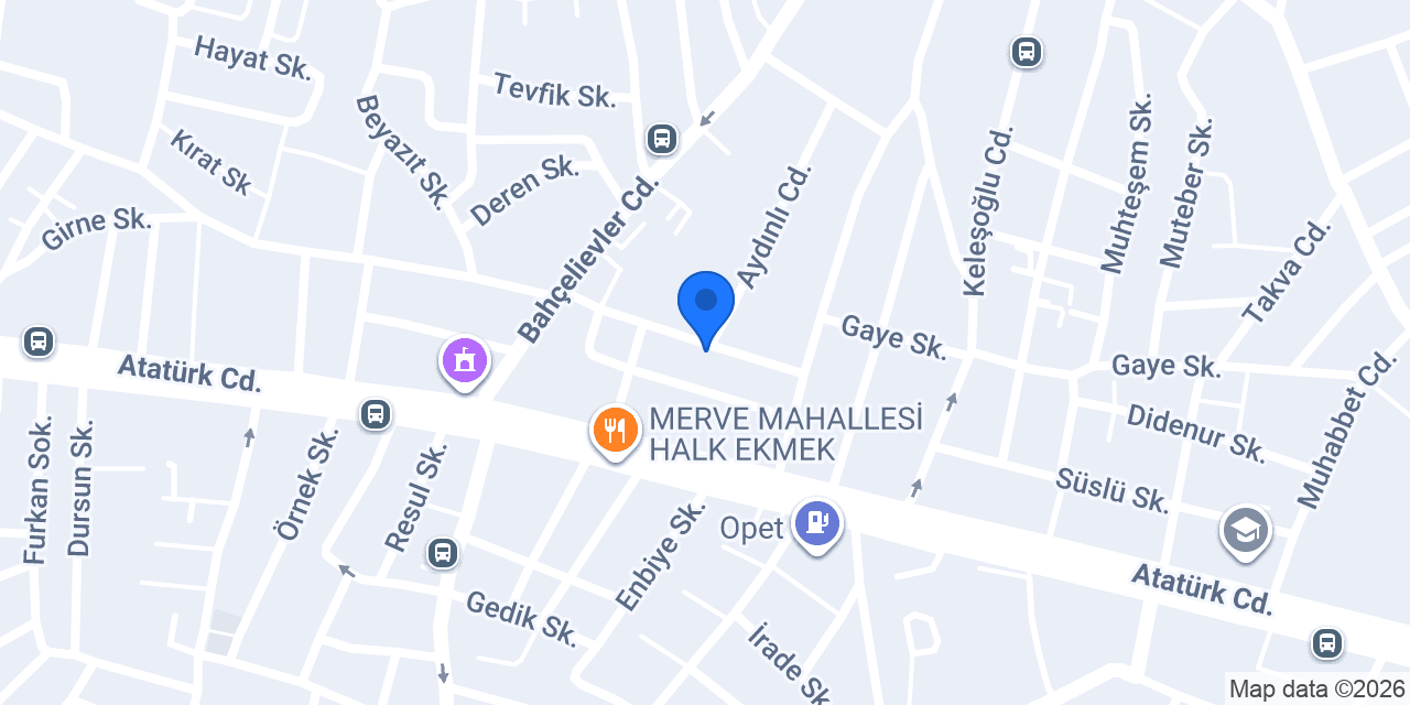 Zeynep&Ayla Terzi Butik konumu