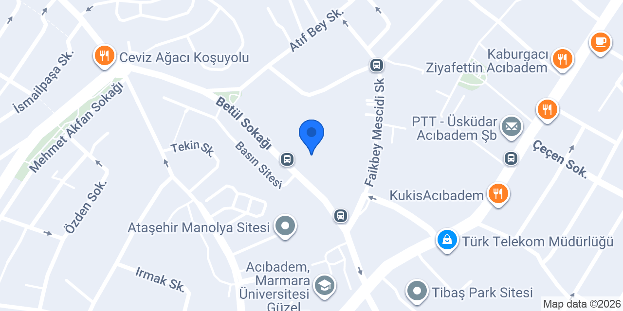 Turan Hukuk Bürosu konumu