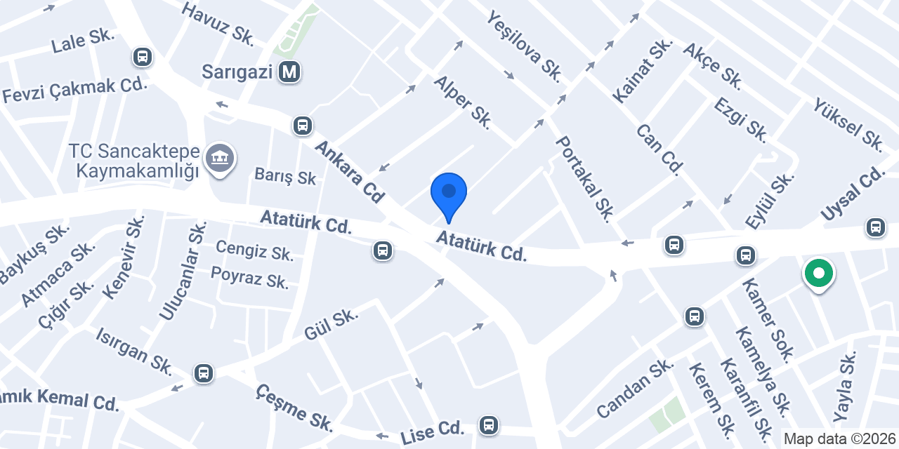 Aslı Cafe konumu