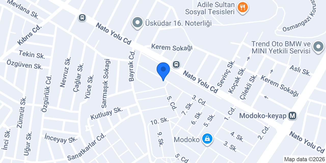 Başak Cafe konumu