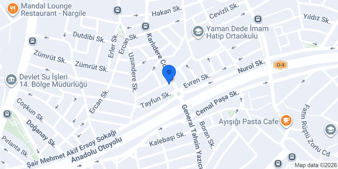 Taç Perde Üsküdar konumu
