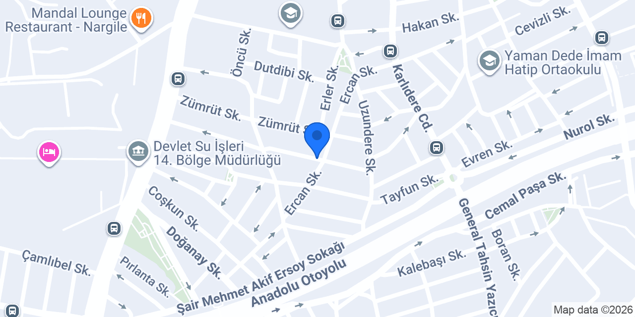 Ütü Express ve Terzi konumu