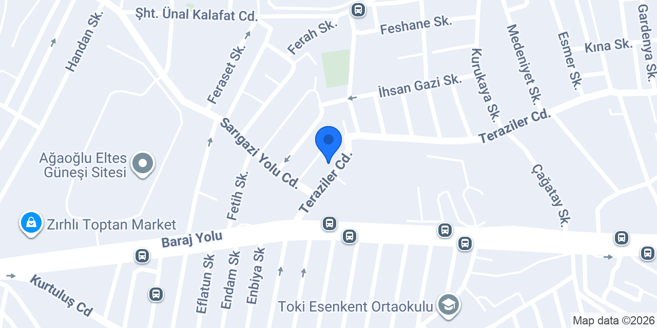 Hisar Uluslararası Nakliyat konumu